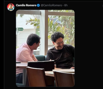 Camilo Romero demostró en redes