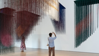 Olga de Amaral deslumbra en