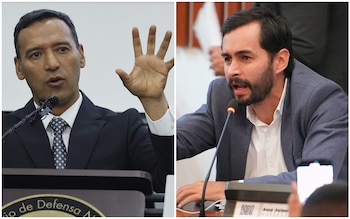 Pedro Sánchez y José Jaime Uscátegui
