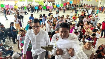 Alcalde de Oaxaca se casó