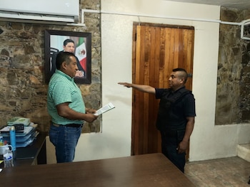 Al día siguiente de la detención fue nombrado un encargado interino. Crédito: Gobierno de Tamazunchale.