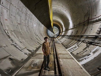 Ian Menéndez durante su expedición