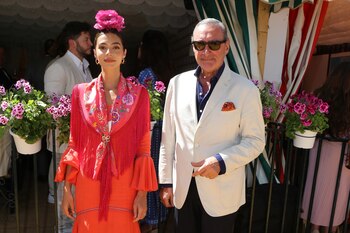 Carlos Herrera posó con la