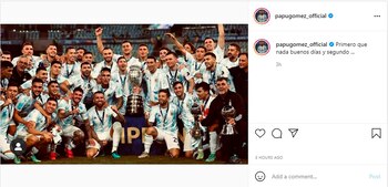 El Papu no quiso ser