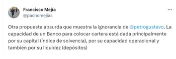Publicación de Francisco Mejía Sendoya,