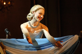 Elena Roger en el musical Evita en Londres, 2026 (Mandatory Credit: Photo by Nils Jorgensen/Shutterstock