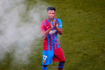 Ansu Fati fue presentado con