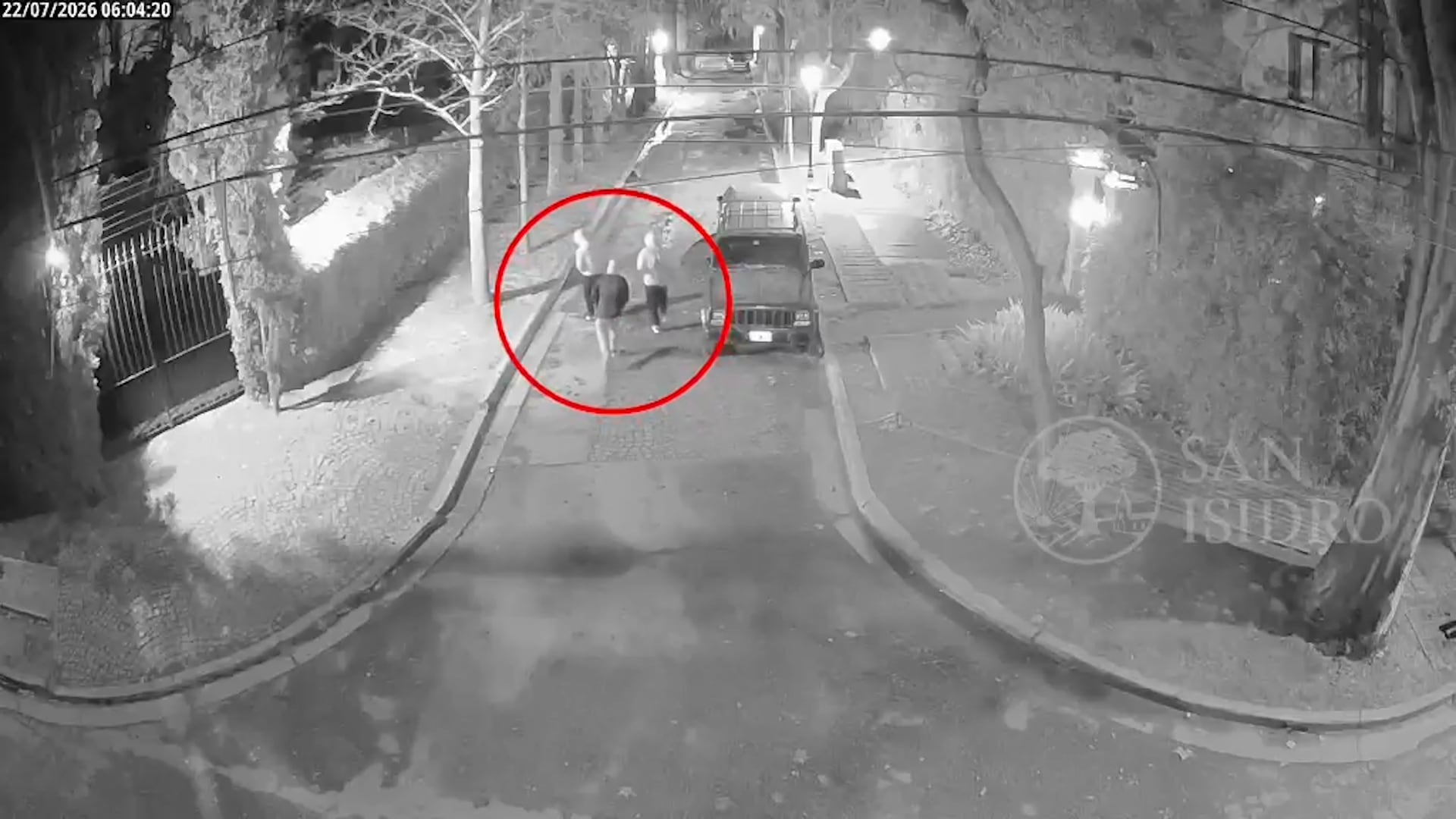 Video: así cayeron los menores que intentaron robar una casa en San Isidro y fueron descubiertos in fraganti por el dueño