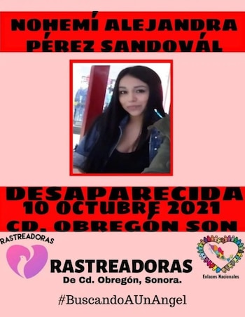 Nohemí fue encontrada tres días