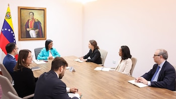 Delcy Rodríguez se reunió en Venezuela con una delegación del Banco Mundial (Presidencia de Venezuela)