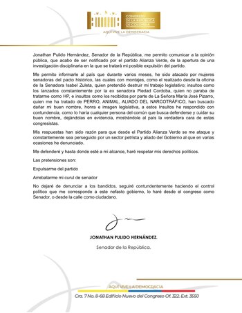 Respuesta de Jota Pe Hernández