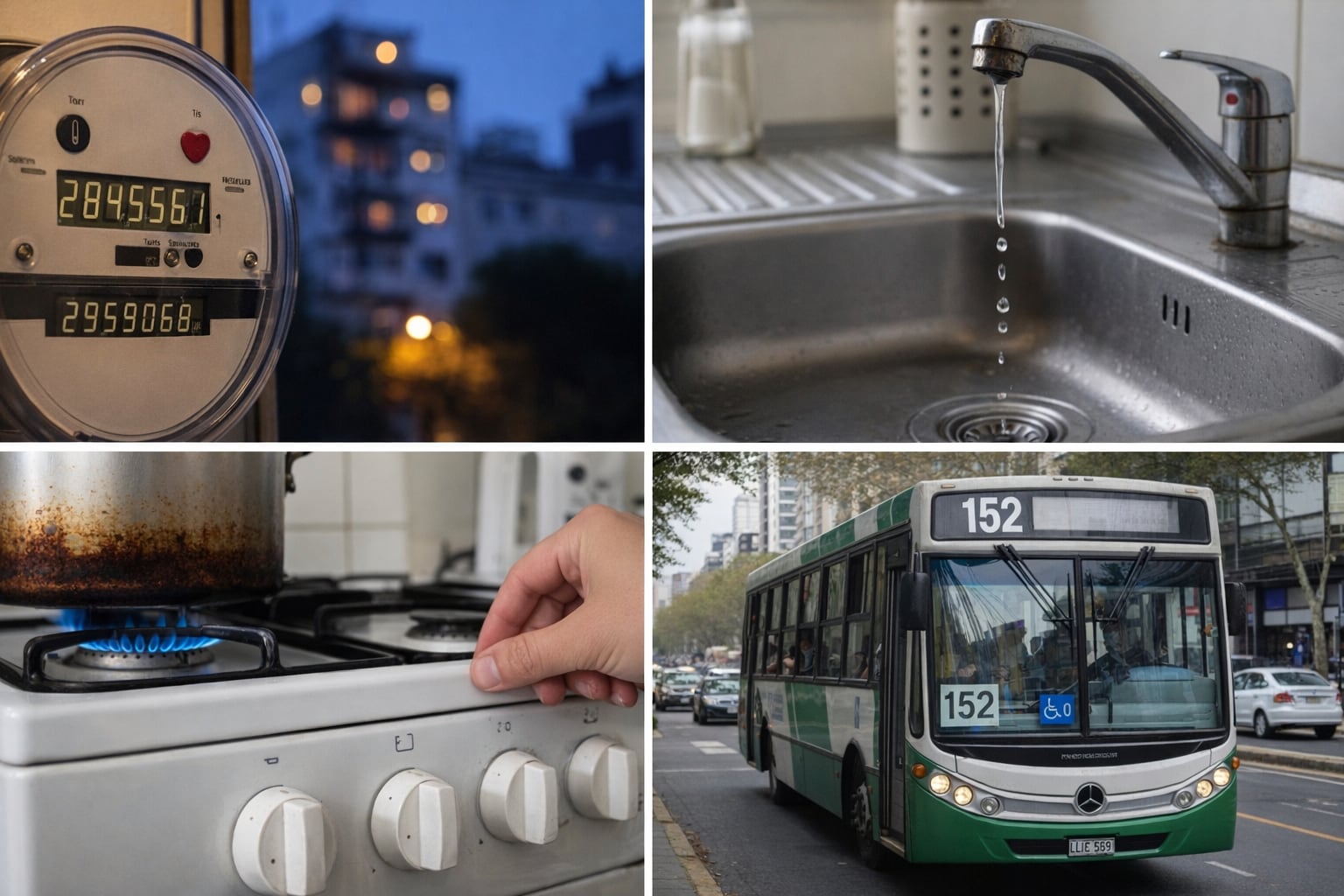 Los servicios públicos impactaron en la economía de los habitantes del AMBA. (Imagen Ilustrativa Infobae)
