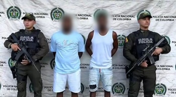 Dos de las capturas en