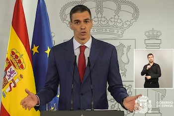Pedro Sánchez, en su declaración
