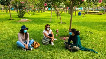Picnic en Miraflores y aeróbicos