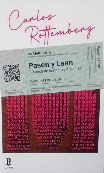 La portada de Pasen y Lean, el nuevo libro de Carlos Rottemberg