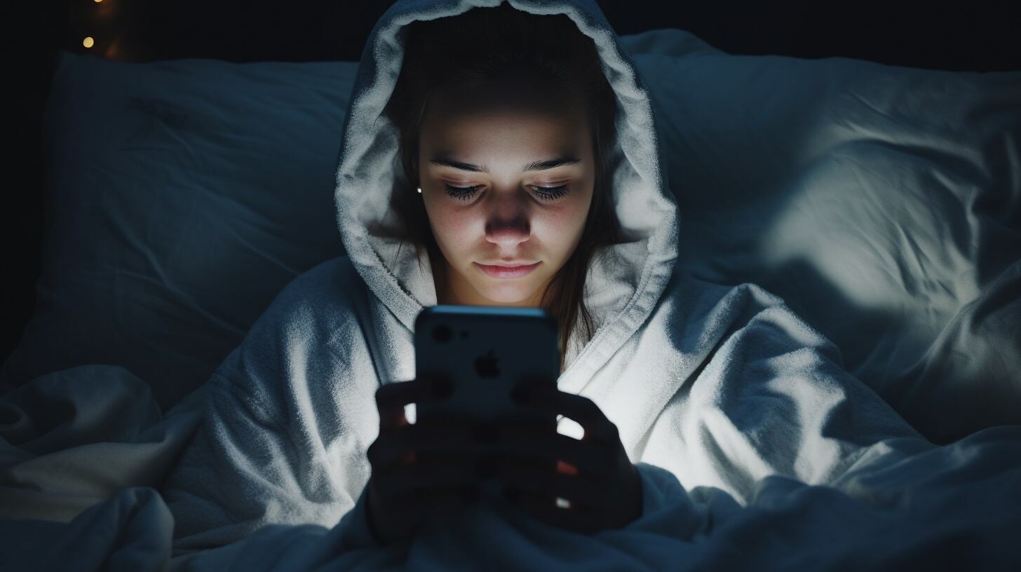 Las adolescentes y jóvenes son especialmente sensibles a la supresión de melatonina por la luz azul (Imagen Ilustrativa Infobae)