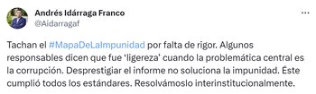 Andrés Idárraga, secretario de Transparencia de la Presidencia