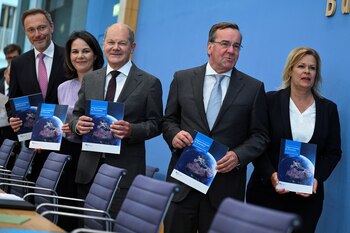 El canciller alemán, Olaf Scholz,