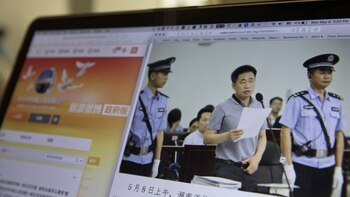 Xie Yang durante su juicio