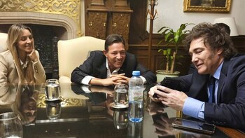 Javier Milei recibió a Jordan