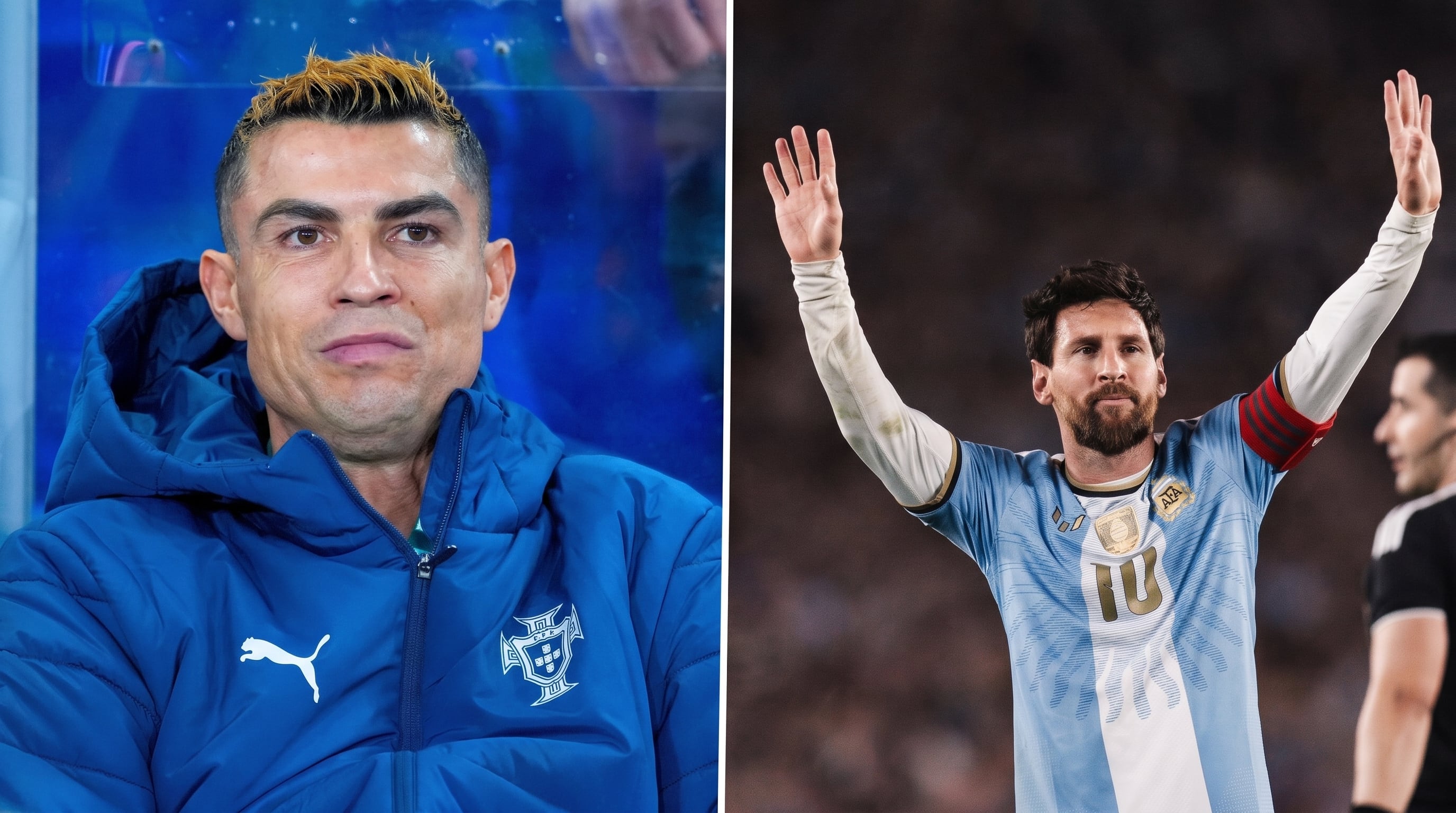 Diferencias despedidas Cristiano Ronaldo Lionel Messi (Imagen Ilustrativa Infobae)