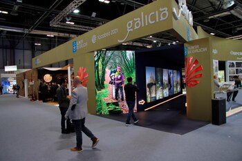 Vista del stand de Galicia