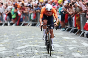 El ciclista Mathieu van der