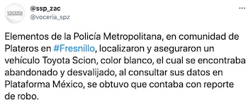 (Foto: Twitter/vocería_spz)