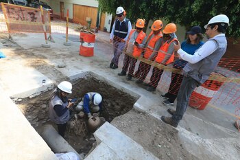 Un equipo de arqueólogos y