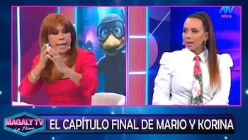 Korina Rivadeneira cuenta quién terminó su relación con Mario Hart y revela el duro punto de quiebre. Captura: Magaly TV La Firme.