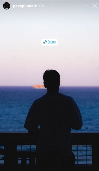 Peso Pluma compartió en redes