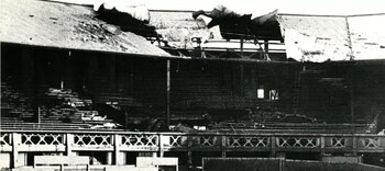 Wimbledon bombardeada durante la Segunda