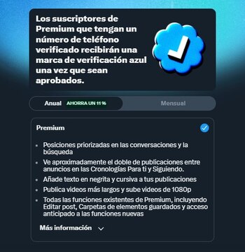 X Premium. (Captura)