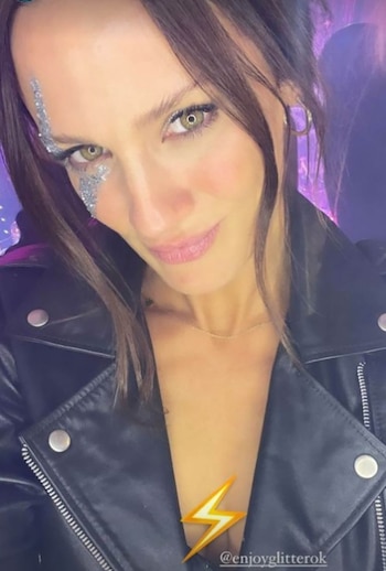 Paula Chaves en la fiesta