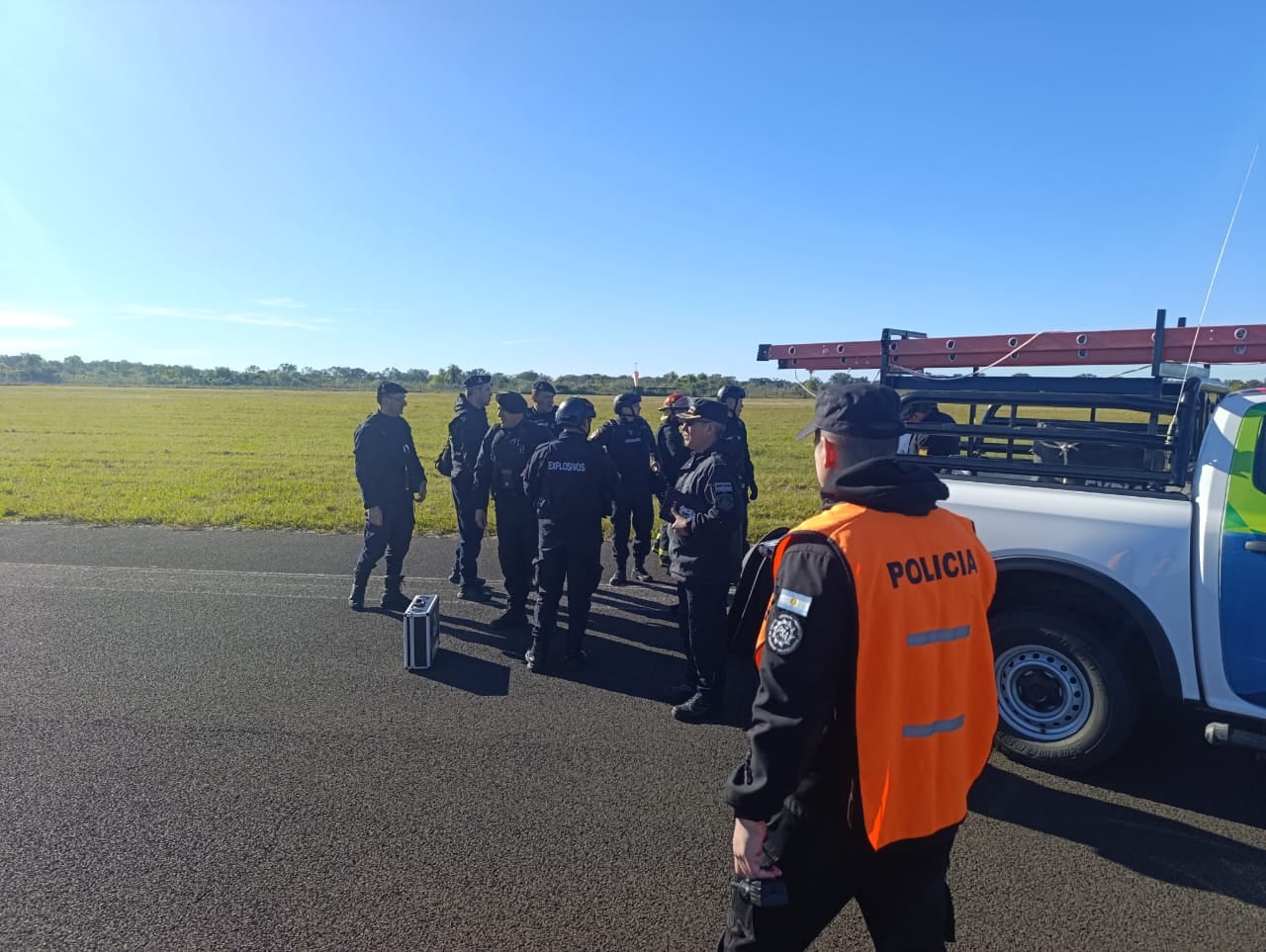La aeronave había despegado desde Buenos Aires.