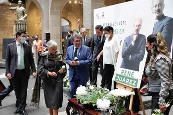 Al evento asistieron senadores morenistas