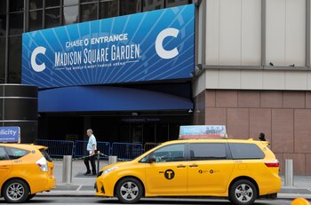 La entrada al Madison Square