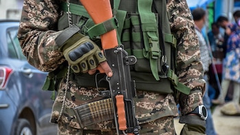 Tres "terroristas" muertos en una