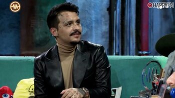 Christian Nodal en el plató