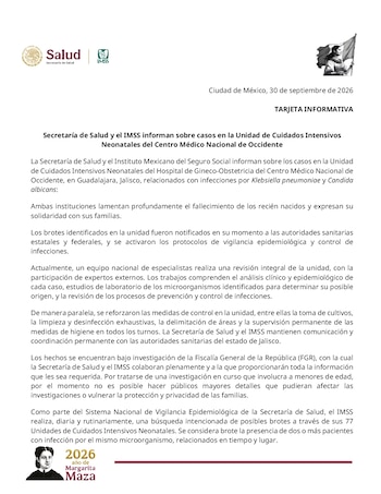 Comunicado Oficial.