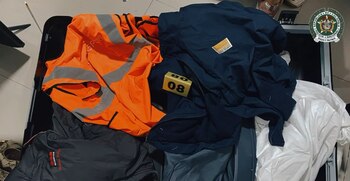 Cambindo tenía en su poder uniformes y documentos falsos - crédito @DirectorPolicia/X