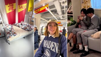 La chica mostró los distintos