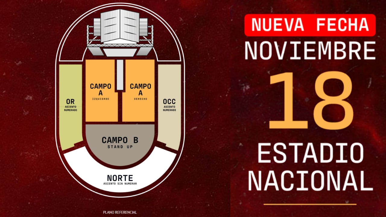 Shakira en Lima: zonas del concierto del 18 de noviembre.