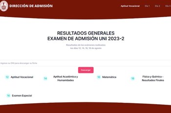 Examen de admisión 2023 II