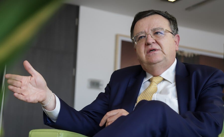 Alejandro Ramelli advirtió que un recorte de $185.000 millones a la JEP en 2027 comprometería audiencias, protección de víctimas y comparecientes, seguridad de funcionarios y la sede del tribunal - crédito Catalina Olaya/Colprensa