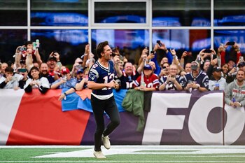 Brady recorrió el Gillette Stadium