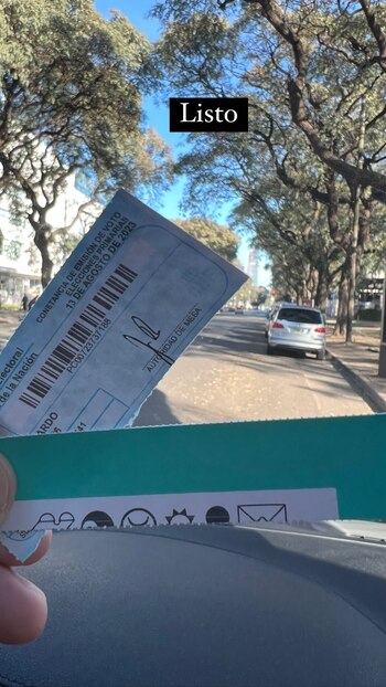 Jorge Rial mostró su voto