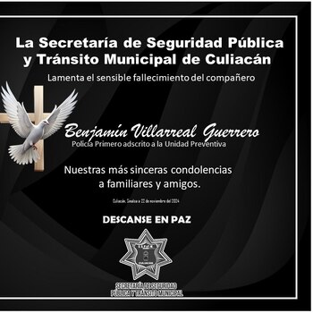 Crédito: X/@SSPyTM_Culiacan