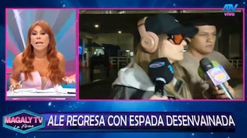 Magaly Medina analiza crisis de Alejandra Baigorria y Said Palao tras imágenes. Captura: Magaly TV La Firme.